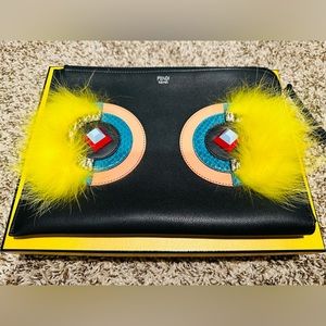 Fendi Monster Clutch - LIKE NEW